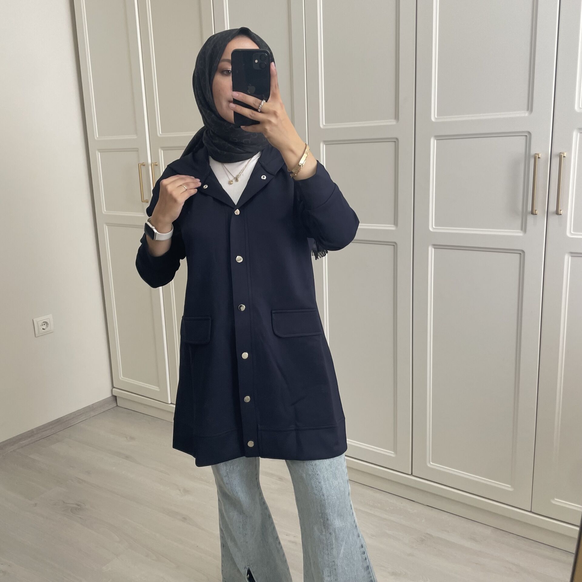 Çıt Çıt Hoodie Hırka