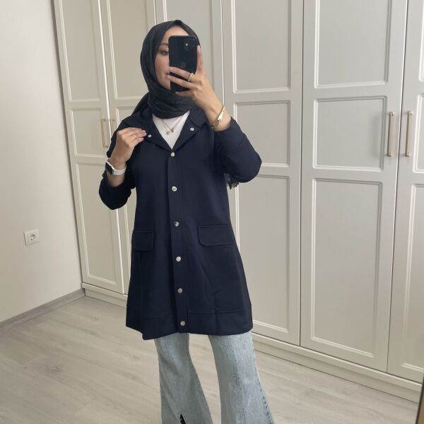 Çıt Çıt Hoodie Hırka