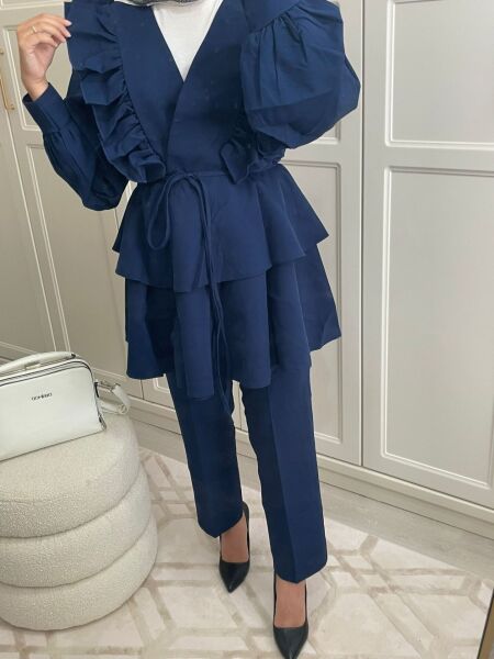 Roza Takım Lacivert