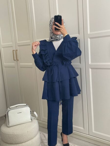 Roza Takım Lacivert