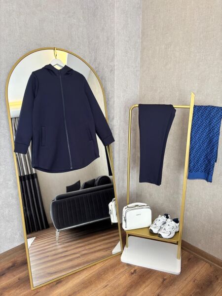 Scuba Fermuarlı Hırka Lacivert